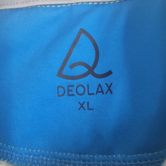 Deolax Tropical Floral Polo Shirt Men's Size XL Green Golf Outdoor Activewear - Picture 6 of 9